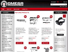 Tablet Screenshot of omegamanufacturinginc.com